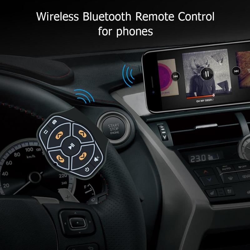 Car bluetooth steering wheel mobile phone remote control