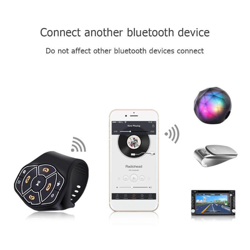 Car bluetooth steering wheel mobile phone remote control