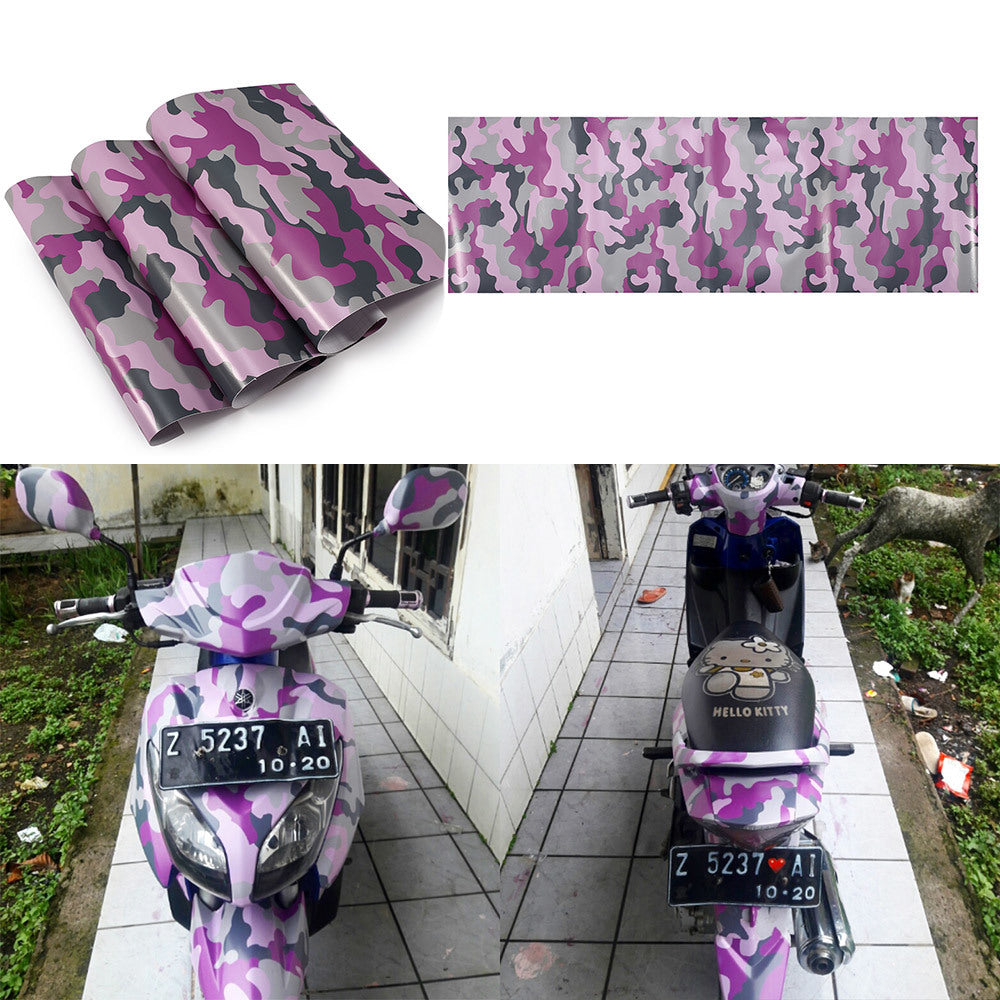 Camouflage Body Change Color Film Motorcycle Modified Garland Stickers