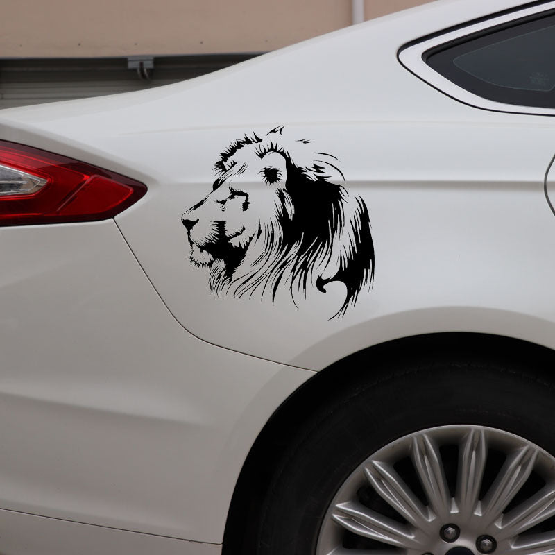 Meditation Lion Personalized Car Sticker