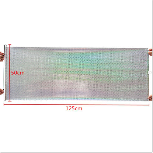 Automatic Winding Car Front Rear Sunshade Car Supplies Supermarket Laser Sun Bloc