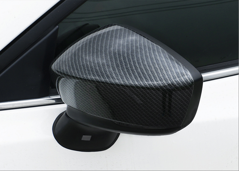 Angkesaila Carbon Fiber Mirror Cover Shell Decorative Bright Strip