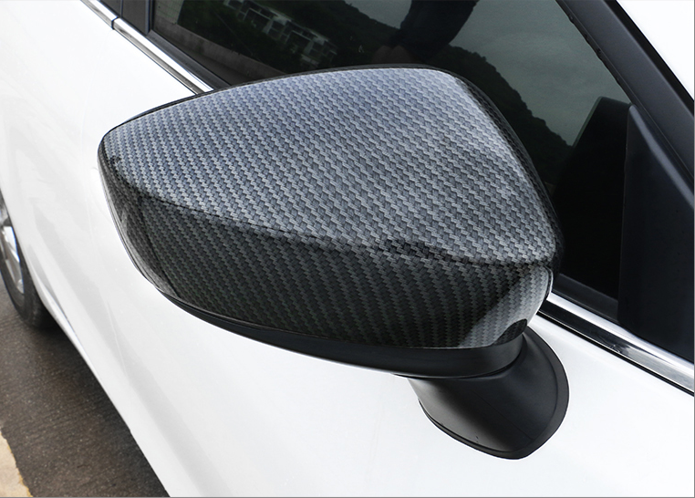 Angkesaila Carbon Fiber Mirror Cover Shell Decorative Bright Strip