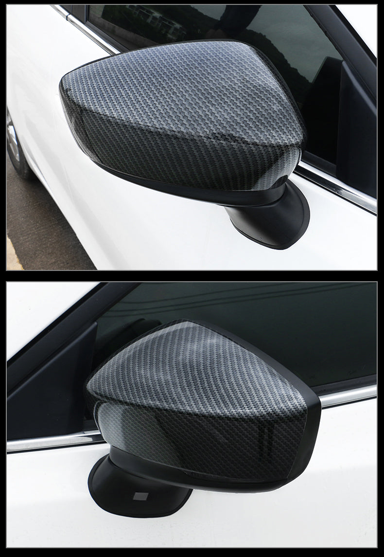 Angkesaila Carbon Fiber Mirror Cover Shell Decorative Bright Strip