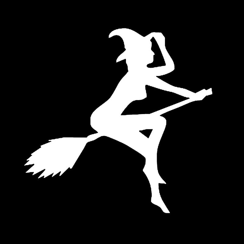 Funny Sexy Witch Lady Gir Sticker Funny Sexy Witch Lady Gir Sticker