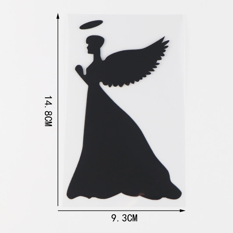 Praying Angel Body Sticker Car Scratch Cover Cover Sticker Car Glass Sticker KH14041