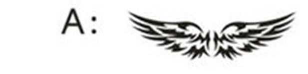 Angel Wings Car Sticker Wings Romantic Car Sticker