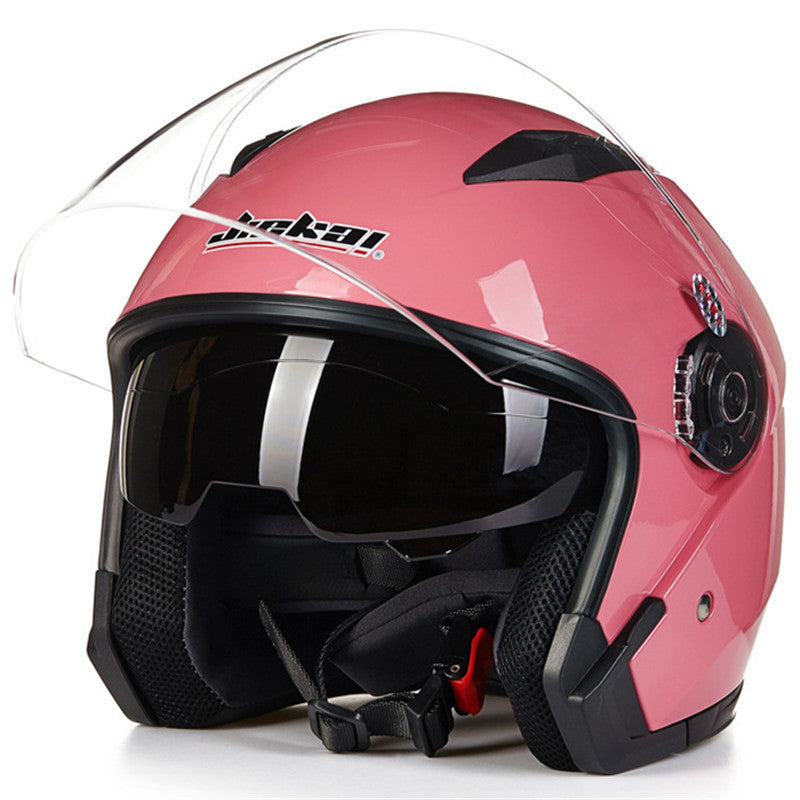 Open Face Motorcycle Helmet Jet Style