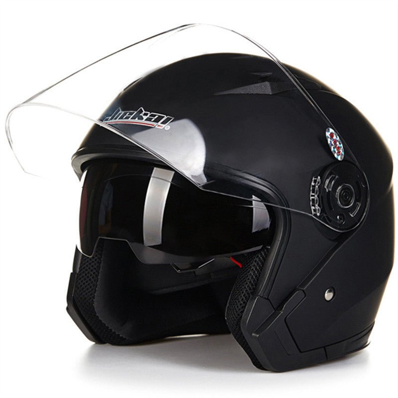 Open Face Motorcycle Helmet Jet Style