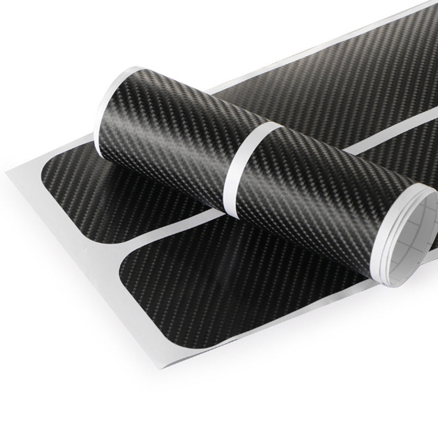 Car Universal Threshold Carbon Fiber Stickers Door Protection Stickers