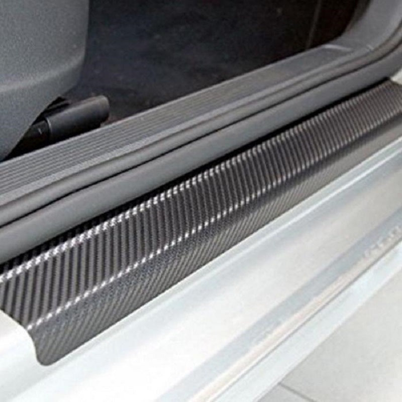 Car Universal Threshold Carbon Fiber Stickers Door Protection Stickers