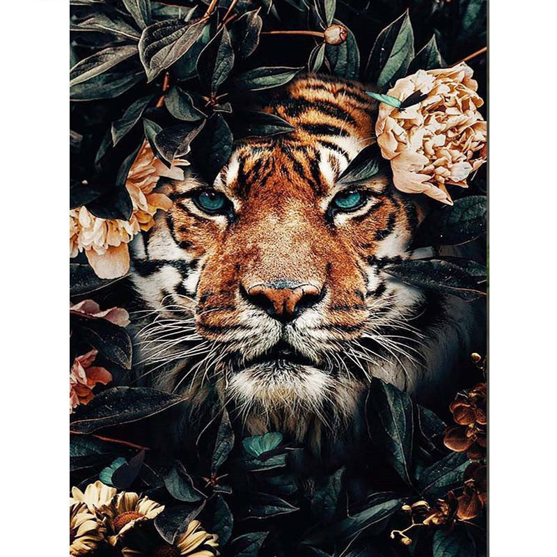 5D Diamond Painting Leopardin