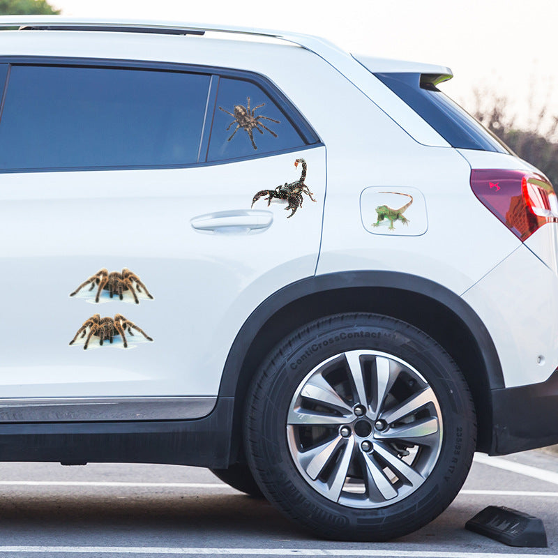 3D Car Spider Gecko Animal Car Stickers