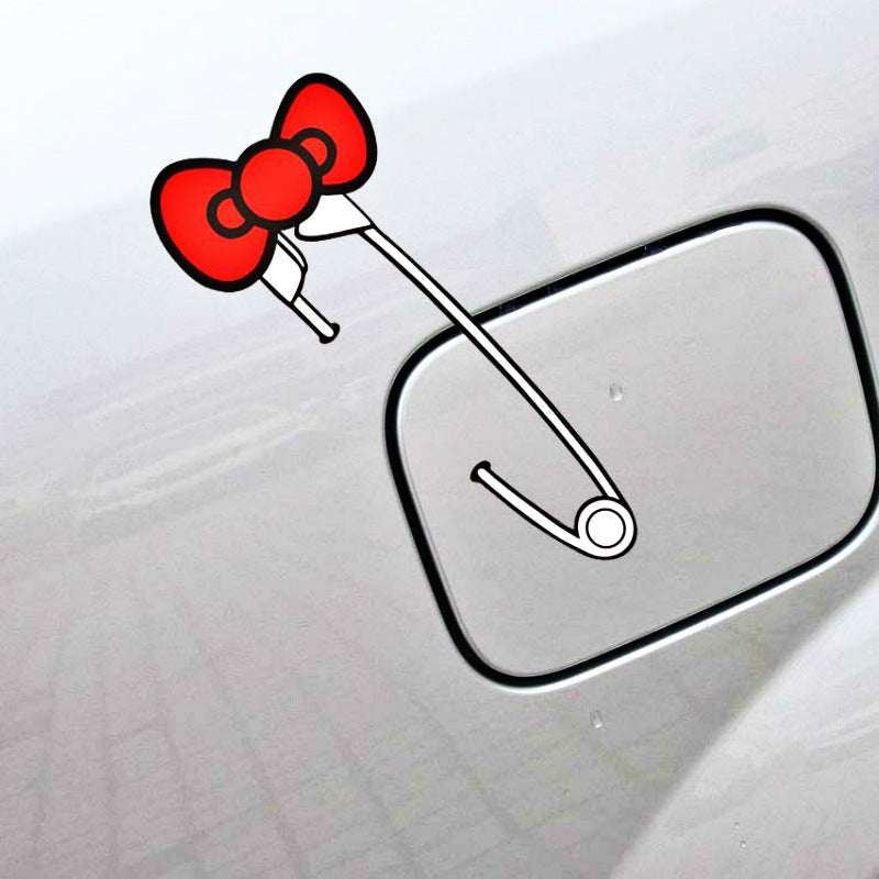 Creative Pin Bow Car Sticker