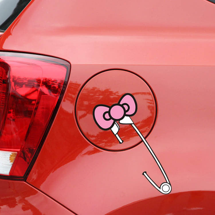 Creative Pin Bow Car Sticker