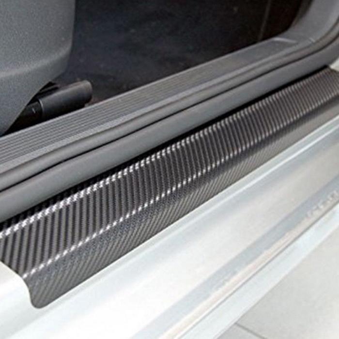 Carbon Fiber Grain General Bumper Door Sill Strip