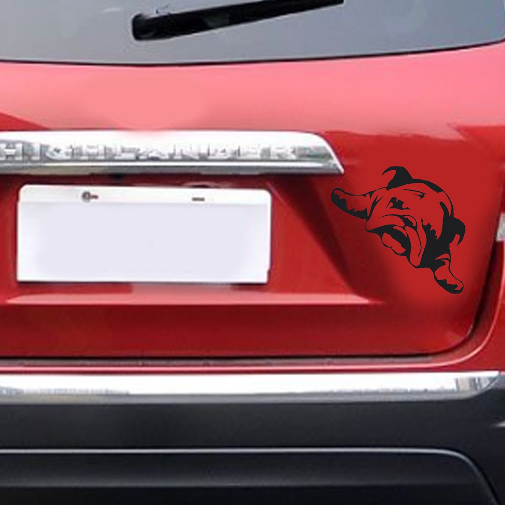 Bulldog scratch-resistant car stickers