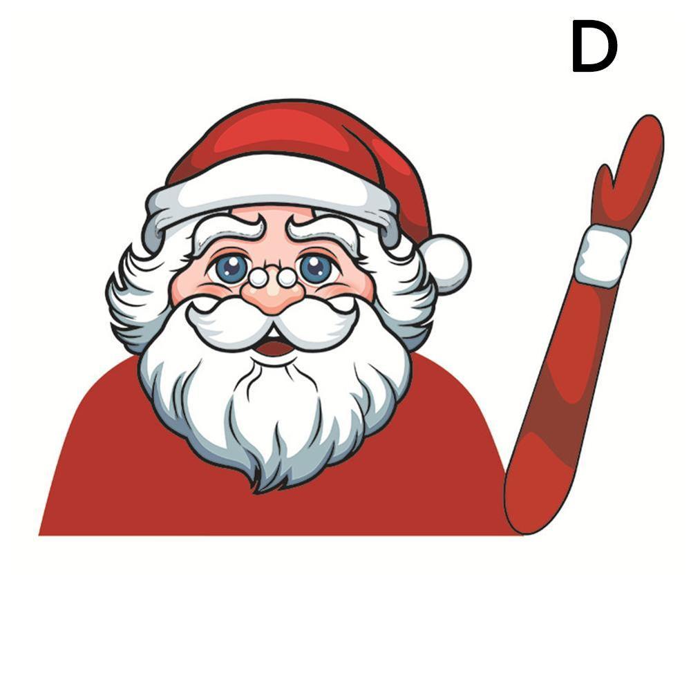 Santa Wiper Car Sticker without Straps