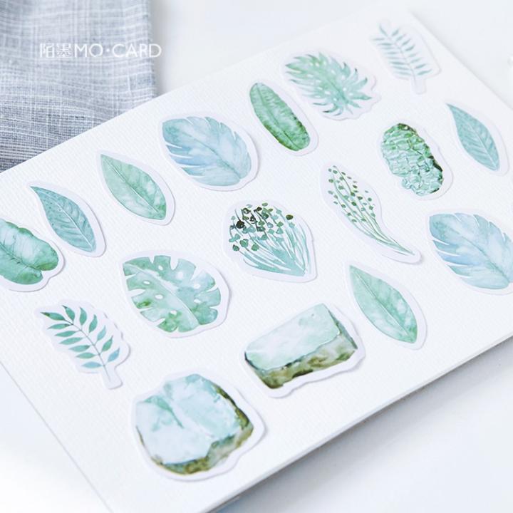 Mint diary hand account sticker