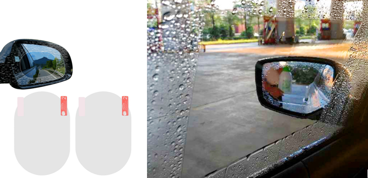 Anti-Moist Waterproof Side Mirror Sticker