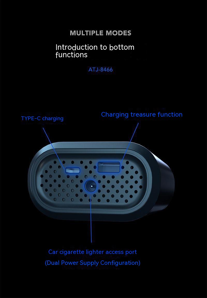 Handheld Wireless Charging Digital Display Vehicle Air Pump