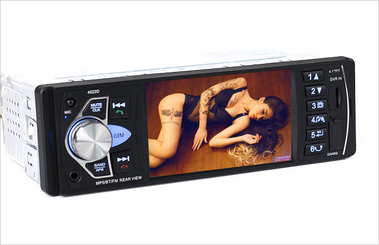 4.1 inch high-definition large screen Bluetooth hands-free car MP5 player