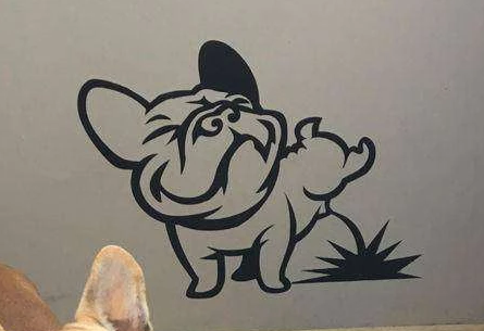 Bulldog sticker