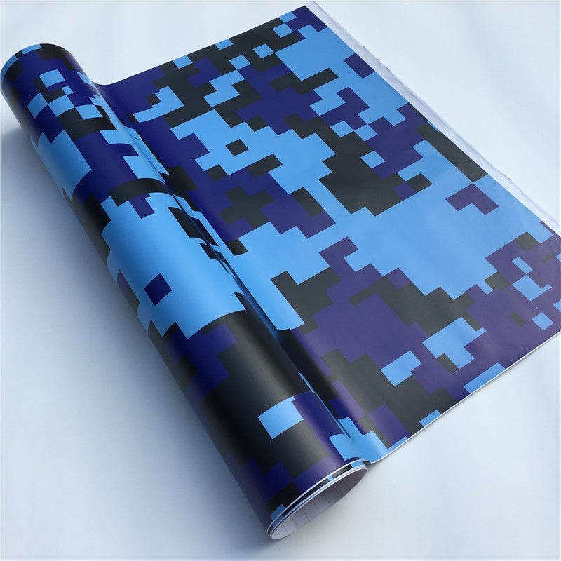 Camouflage body color changing film