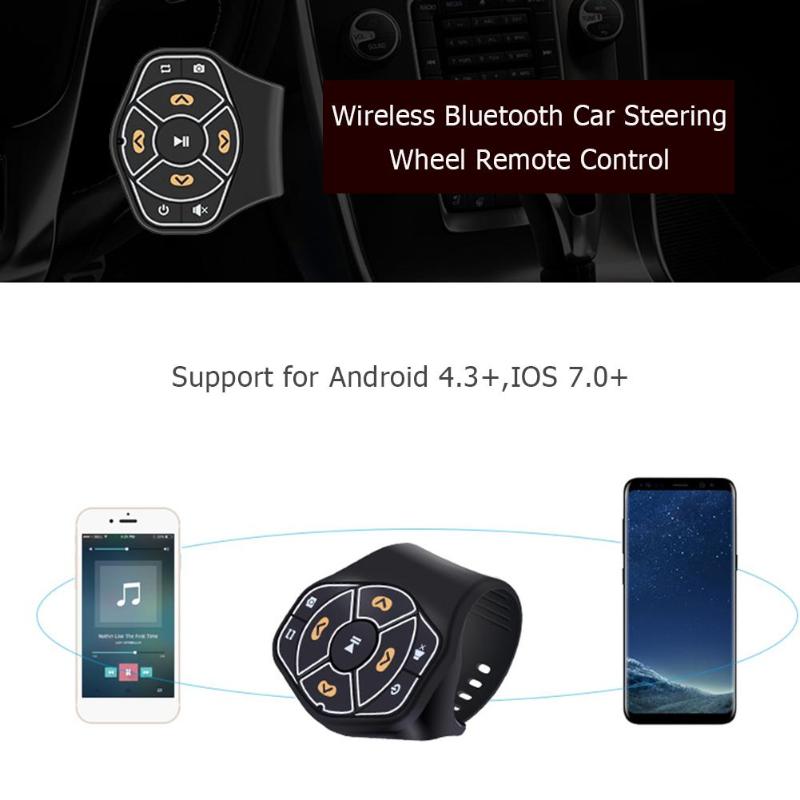 Car bluetooth steering wheel mobile phone remote control