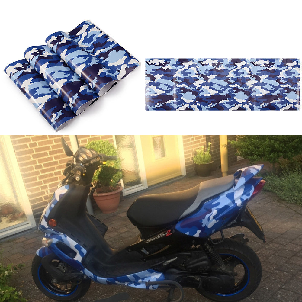 Camouflage Body Change Color Film Motorcycle Modified Garland Stickers