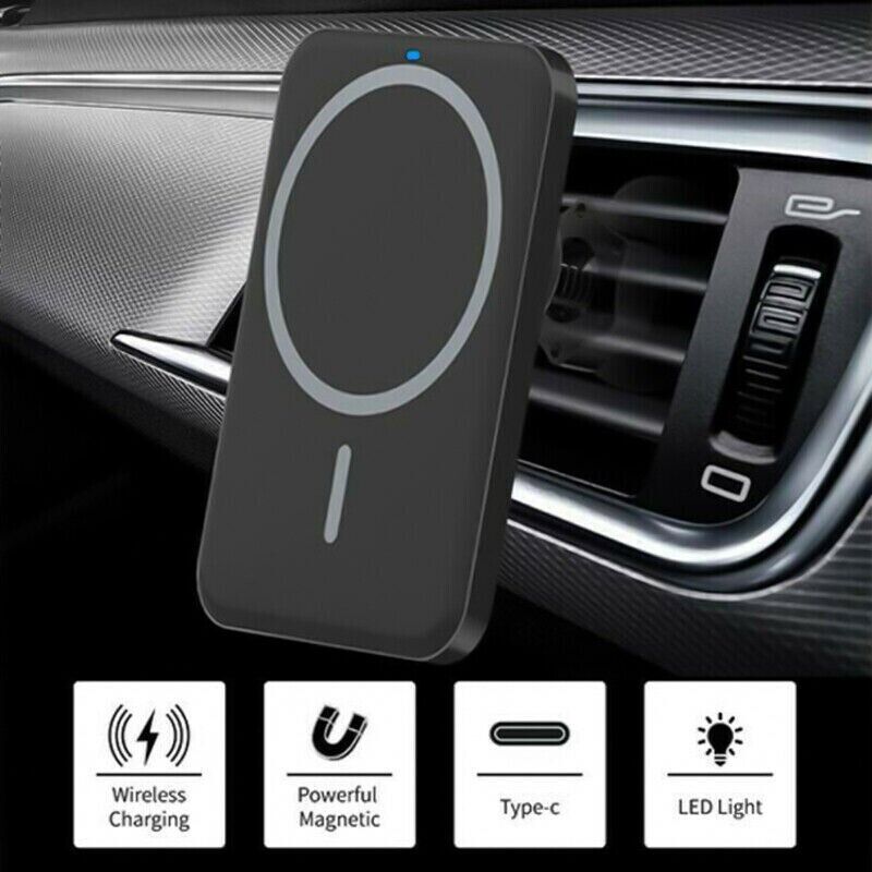 Magnetic Wireless Chargers Car Air Vent Stand Phone Holder Mini QI Fast Charging Station For Phone