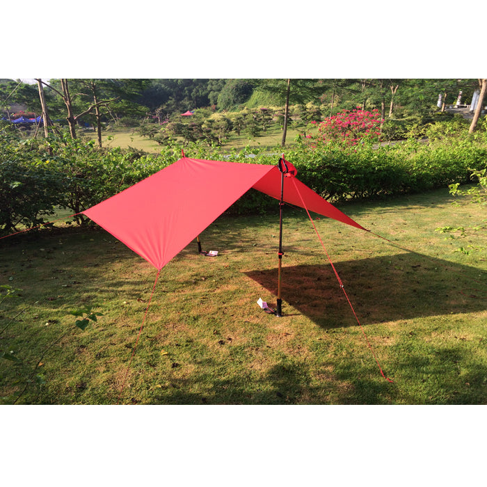 Silicon coated tent floor cloth