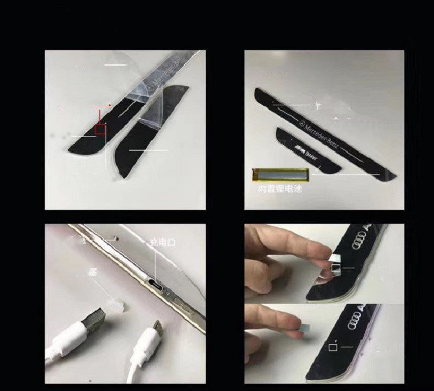 USB charging light threshold