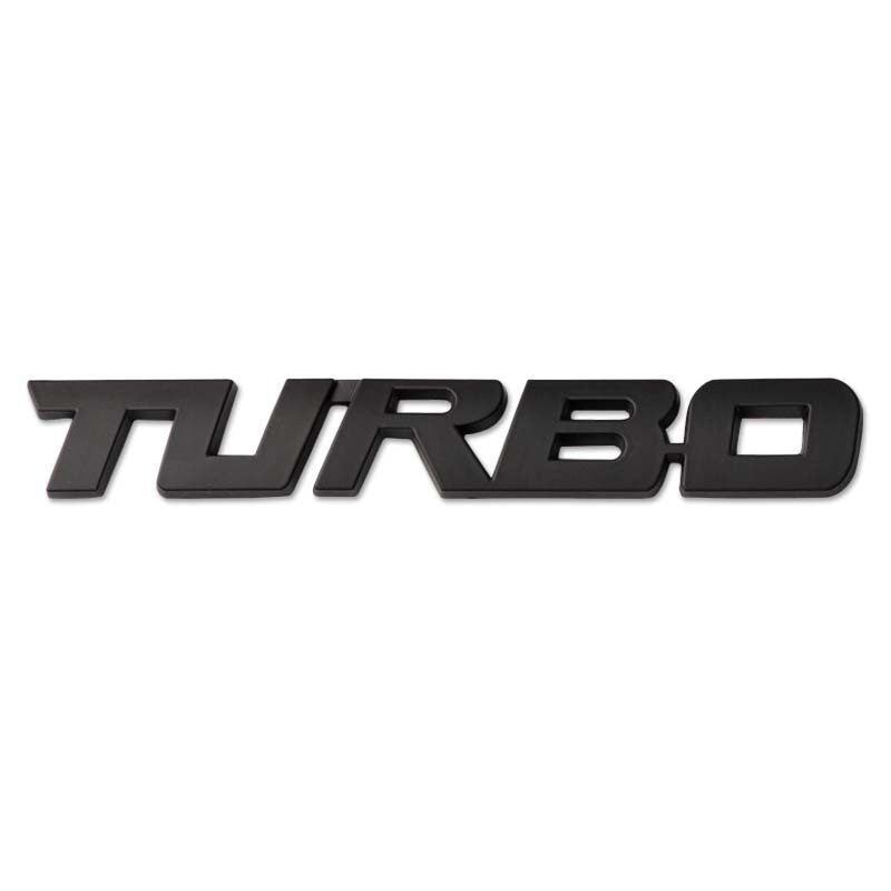 Metallic Personality SPORTS TURBO Decorative Car Logo