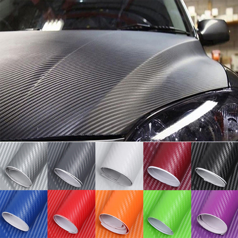 3D Stereo Carbon Fiber Stickers Car Body Interior And Exterior Decoration Change Decoration