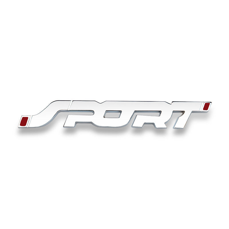 Metallic Personality SPORTS TURBO Decorative Car Logo