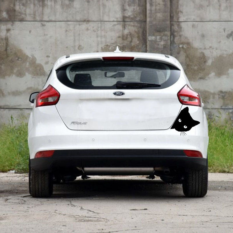 Cat personality reflective decorative car sticker