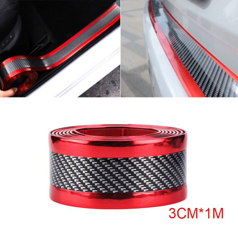 Anti-stepping Universal Modified Pedal Trim Strip Carbon Fiber