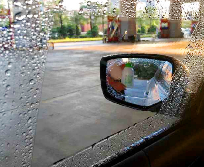 Anti-Moist Waterproof Side Mirror Sticker