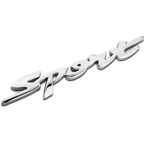 Metallic Personality SPORTS TURBO Decorative Car Logo