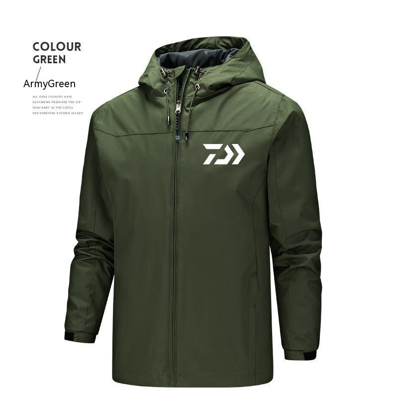 Men's Windproof Waterproof Four Seasons Mountaineering Clothing Single Layer Outdoor Shell Jacket