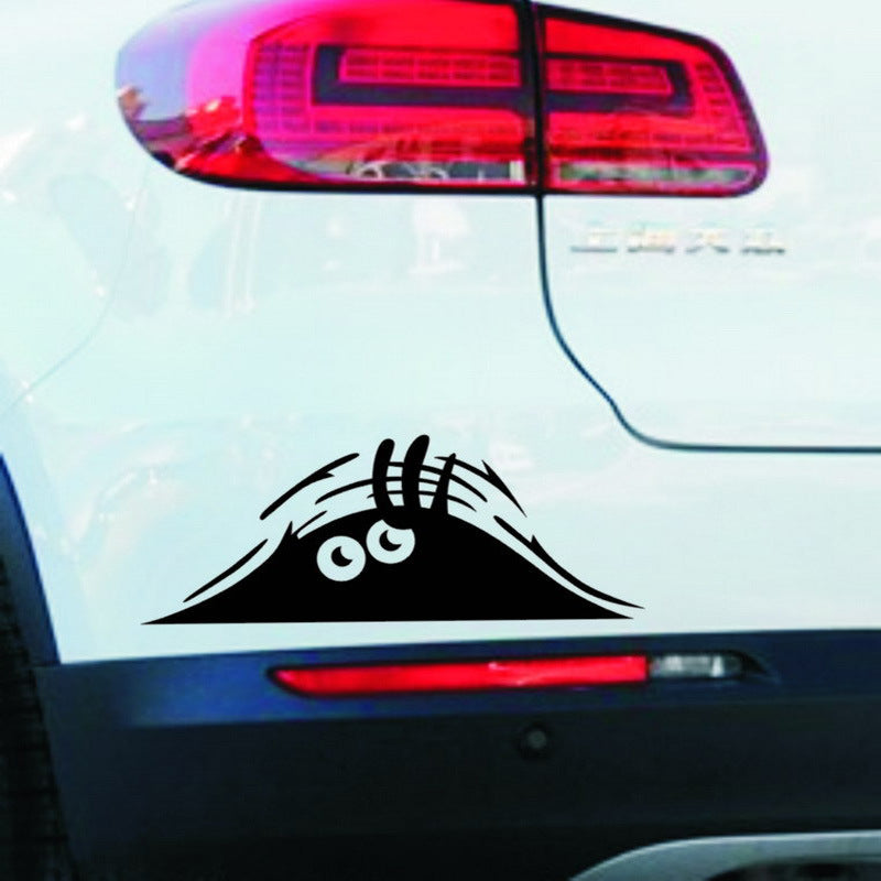 Sand Dune  Car Sticker Peeking Elf Car Sticker Reflective Waterproof Sticker