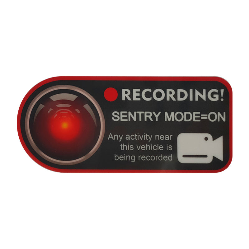 Suitable For Car Sentry Mode Warning Stickers