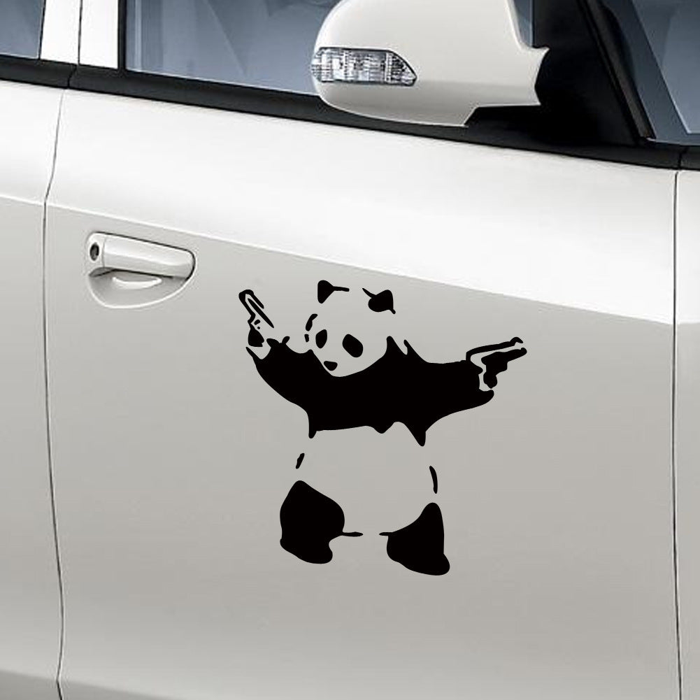 Outdoor sports panda car sticker