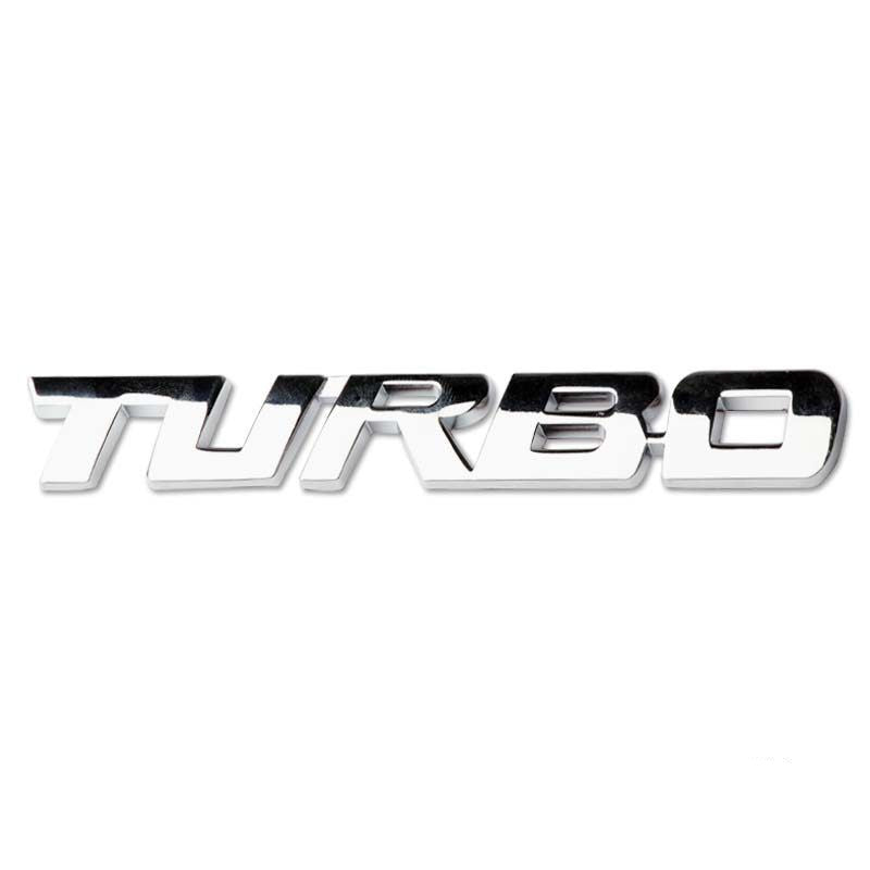 Metallic Personality SPORTS TURBO Decorative Car Logo