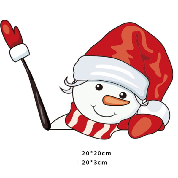 Santa Wiper Car Sticker without Straps