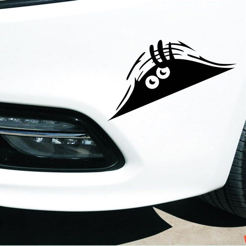 Sand Dune  Car Sticker Peeking Elf Car Sticker Reflective Waterproof Sticker