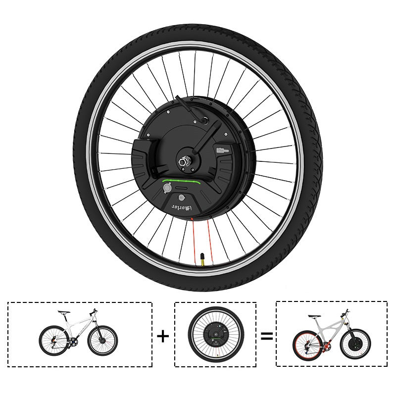 The Third Generation Intelligent Micro-power Wheel Bicycle Is Refitted Into The Electric Mountain Bike Imotor 3.0