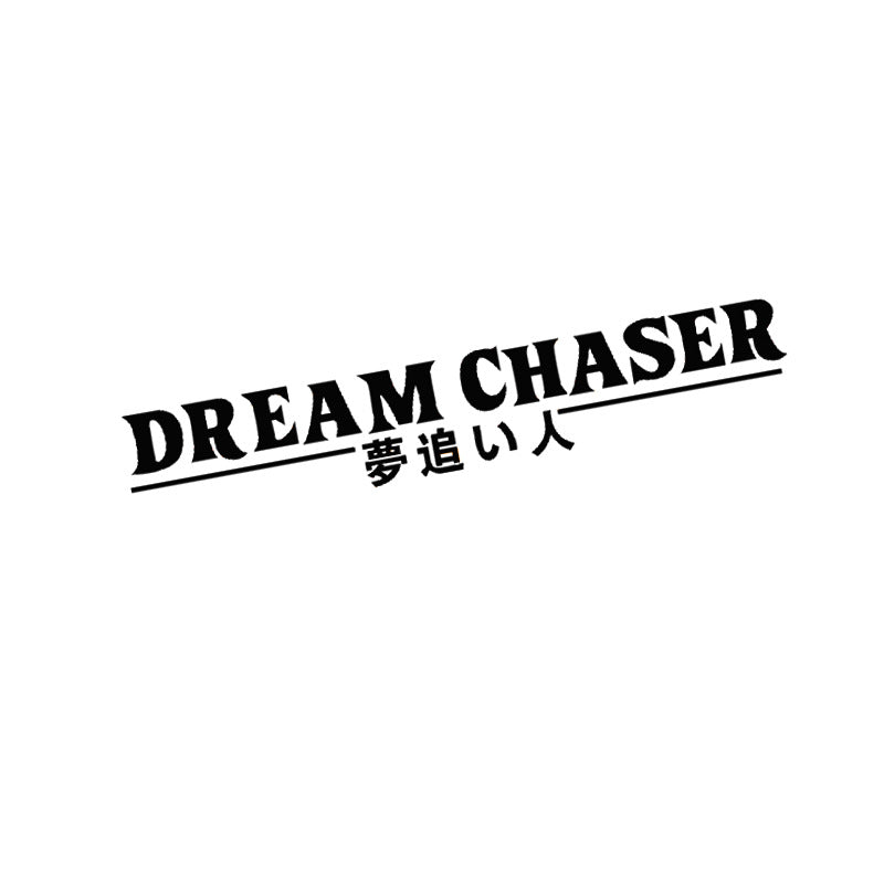 Chinese Sticker For Dream Chaser On Car Rear Window Glass