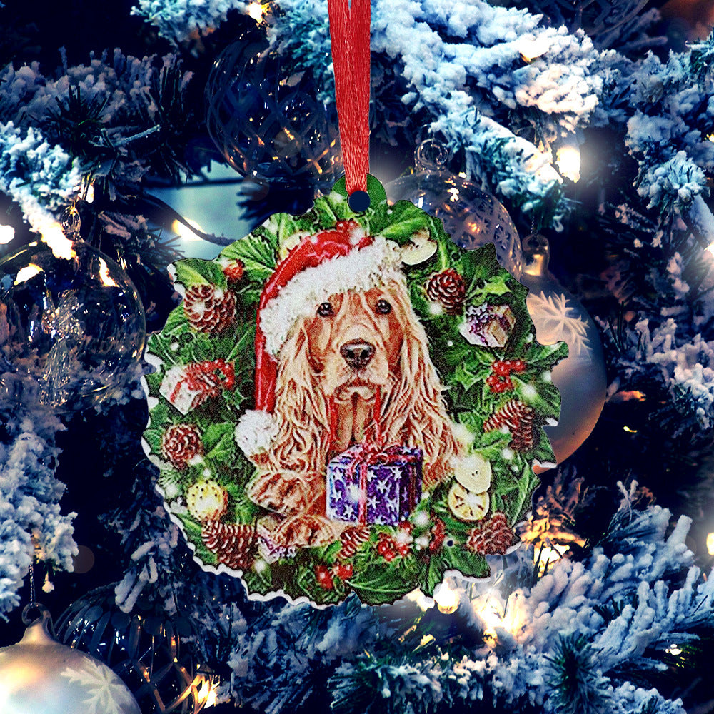 Christmas Ornaments Hanging Decoration Gift Product Personalized Family Xmas Tree Decor